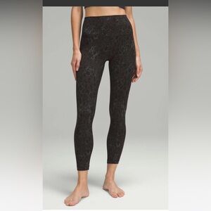 Lululemon Align High Rise 25” Cheetah Leggings